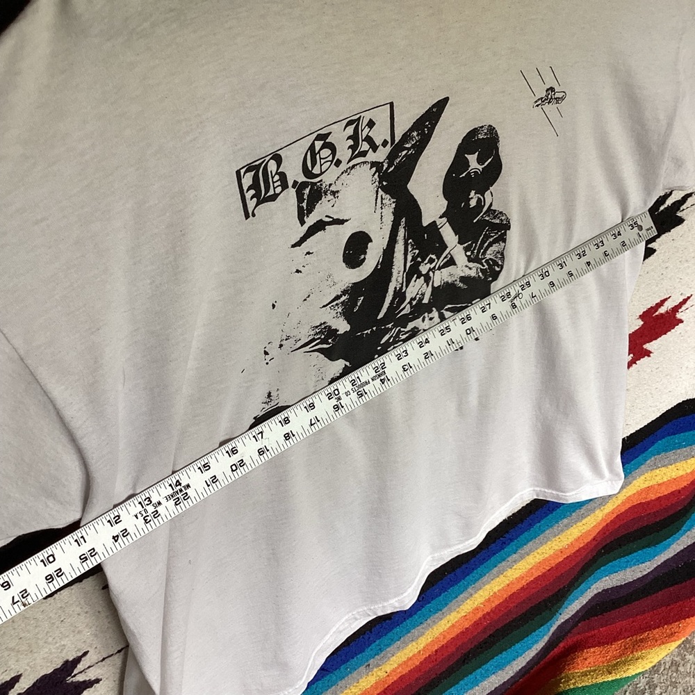 Vintage BGK Balthasar Gerards Kommando Dutch hardcore punk band shirt rare - Picture 5 of 12